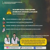 HMI Cabang OKU Timur Peringatkan Waspada Potensi Kebakaran Lahan Saat Kemarau